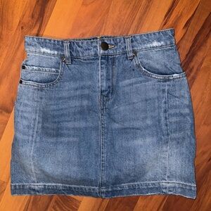 Denim Mini Skirt